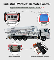 Sistema de Radio Industrial de Alta Calidad, Control Remoto Inalámbrico para Camión Bomba de Concreto KCP con Botón de Parada de Emergencia