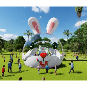 Maison gonflable à bulles rose avec des millions de piscines à balles océaniques, aire de jeux intérieure pour enfants - Product Image 1