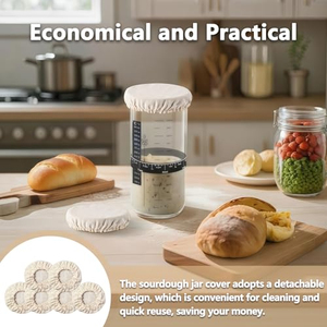 Fermentation Jar Cover Canning Lid Fabric Cover Reusable Fermentation Lid for Kitchen - Product Image 3