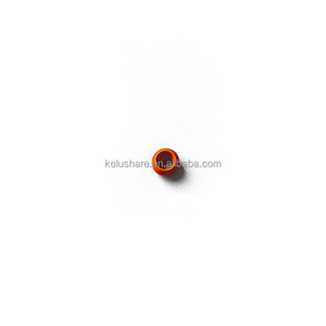 Perles de cyclope en cuivre orange fluorescent de 2,4 mm, têtes de mouches nymphes métalliques, cyclope pour la pêche à la mouche, poids pour la pêche à la carpe, matériaux - Product Image 4