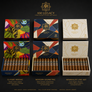 Boîte à cigares de luxe personnalisée avec bande de cigare, dorure à chaud, gaufrage, fermeture magnétique, emballage en carton rigide écologique – Direct Usine - Product Image 5