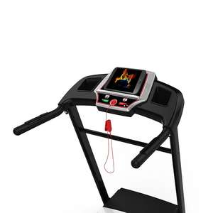 Tapis de course pliable 370A de 5 pouces avec écran LED pour la perte de poids et le fitness à domicile, avec support pour tablette - Product Image 4