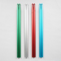 Baguettes de batterie professionnelles en alliage d'aluminium 5A, lestées, pour la pratique de la vitesse, pour batteries acoustiques ou électroniques