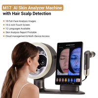 Nouvel analyseur de peau M17 AI pour usage domestique, appareil d'analyse de la peau du visage avec détecteur portable pour la détection du cuir chevelu