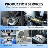 Layanan Pemesinan Logam OEM Presisi Tinggi 5 Axis 4 Axis Milling Turning Drilling untuk Suku Cadang Aluminium Baja Kuningan Tembaga