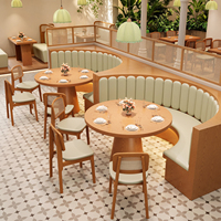 HUALIN Fabrication sur mesure de sets de salle à manger en bois massif pour restaurants (tables, chaises et banquettes)