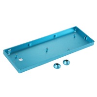 Cadre de clavier mécanique personnalisé, lot de pièces, avec cadre de clavier, boîtier pour doigt, fabrication de pièces métalliques