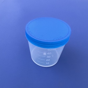 Gobelet d'échantillonnage Taixing Wantong 50 ml avec couvercle, gobelet jetable pour la collecte d'échantillons d'urine, d'écume de bouche et de selles - Product Image 1