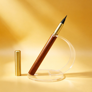 <span class=keywords><strong>Penna</strong></span> <span class=keywords><strong>Stilografica</strong></span> Tascabile Mini in Legno <span class=keywords><strong>con</strong></span> Cappuccio in Ottone, Regalo Originale, <span class=keywords><strong>con</strong></span> Strisce Marrone Scuro, <span class=keywords><strong>Penna</strong></span> da Viaggio - Product Image 4