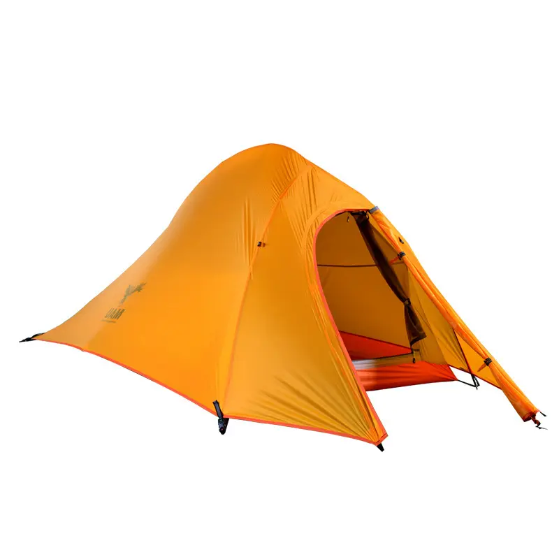 Reizen Wandelen 2 Persoon Aluminium Paal Nylon Ademend Dubbele Lagen Ultra Licht Waterdichte Outdoor Camping Tent