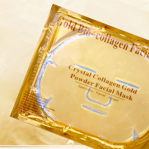 Masques faciaux en feuille d'hydrogel premium pour le soin de la peau et la beauté, hydratants et anti-âge, masque facial doré - Product Image 5