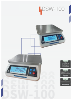 Balance numérique Machine numérique DSW100 Balance électronique avec imprimante d'étiquettes pour supermarché