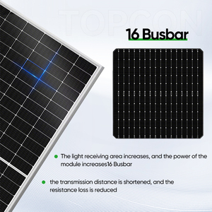 Vente en gros d'Astroénergie 540w 550w 560w Panneau solaire d'énergie Panneaux solaires mono-cristallins double face de type n pour usage domestique - Product Image 3