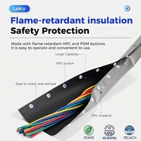 Funda Protectora para Cables de PVC, Resistente a los Rayos UV, para Almacenamiento de Energía en Exteriores, Protector de Cables de Grado Industrial, Ajustable y Personalizable