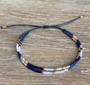 Bracelet artisanal en perles Miyuki, source de bonheur - Product Image 1
