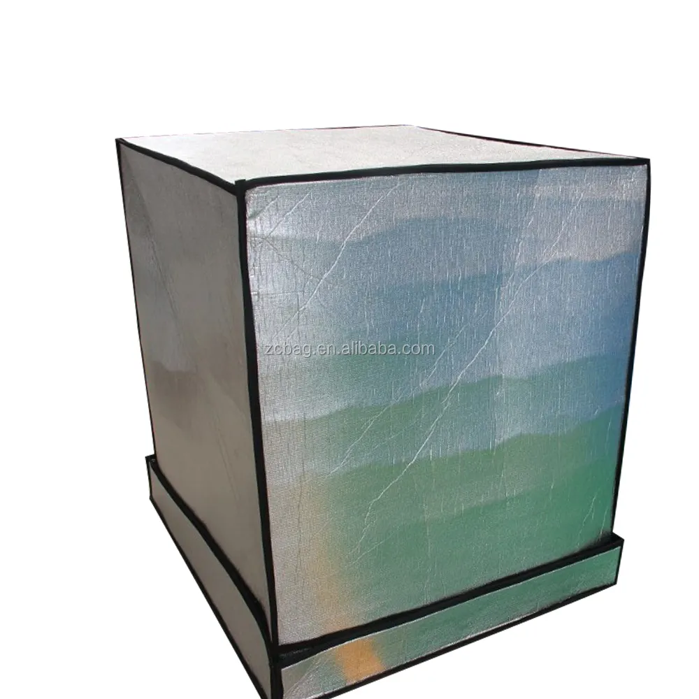 Thermische lowes fire proof isolatie geïsoleerde aluminiumfolie luchtbel isolatie voor container liner en pallet cover roll