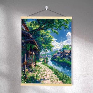 Custom High-End Premium Waterproof Canvas Wall Hanging with Custom Shape for <strong>Art</strong> Gallery Digital/UV Printed <strong>Promotional</strong> <strong>Products</strong> - Product Image 6