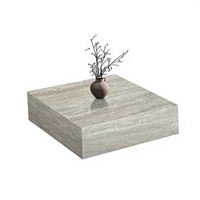 Pierre naturelle de grotte, beige crème, travertin blanc, style naturel rétro, idéale pour les murs extérieurs, les colonnes, les escaliers