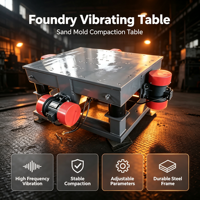 Table vibrante 3D, table de compactage vibratoire pour la moulage de résine, de sable et de coquillages, pour le compactage de sable en fonderie