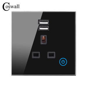 แผงกระจกคริสตัลช่องเสียบผนัง WIFI สำหรับบ้านอัจฉริยะสวิตช์แบบสัมผัสชนิด C - Product Image 4