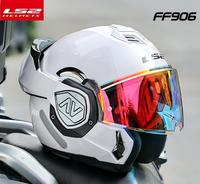 Casco de Motocicleta LS2 FF906 Scorpion 180, Casco Integral Abatible Trasero con Visera Doble, Apto para Todas las Estaciones