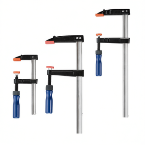 Abrazadera Fervi para carpintero, herramienta de sujeción de barras de acero para trabajar la madera - Product Image 2