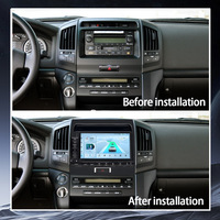 Autoradio 9 "pour Toyota Land Cruiser 11 200 2007-2015 Lecteur Vidéo Multimédia Navigation Stéréo Carplay Auto 5G WiFi