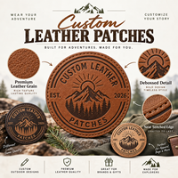 Patchs en cuir personnalisés en gros avec logo, en cuir véritable, écologiques, thermocollants, en toile, à sequins, gaufrés pour jeans et chapeaux - Livraison en 7 jours
