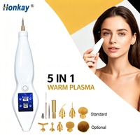Appareil de beauté portable 5 en 1 à aiguille chaude et plasma pour l'élimination de l'acné, soin du visage, soin de la peau, traitement de l'acné à domicile, nettoyage des pores