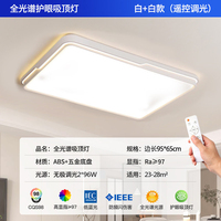 Plafonnier LED à spectre complet 6000K IP44 18W pour chambre et salon, design moderne et simple, protection des yeux