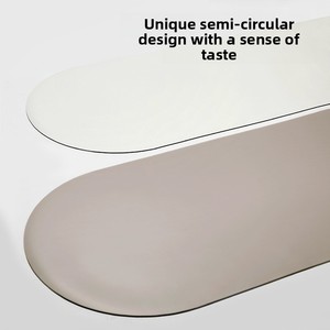 Tappetino Yoga Ovale Semicircolare in Gomma Naturale Antiscivolo, Spessore 5mm, con Superficie Opaca in PU, per Studio, all'Ingrosso, con Mock-up Gratuito - Product Image 2