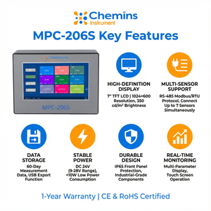 Controlador Digital IoT Multi-parâmetro para Análise de Água pH <span class=keywords><strong>ORP</strong></span> TSS Clorofila DO COD EC com Display Terminal RS485 Monitoramento OEM - Product Image 4