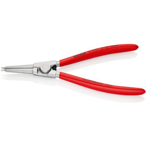 Alicates para circlips KNIPEX 46 13 A3 para circlips externos en ejes recubiertos con resina sintética cromada - Product Image 1