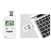 Enregistreur de données de température à usage unique, direct usine, 30/60/90/120 jours, rapport USB PDF pour la logistique de la chaîne du froid