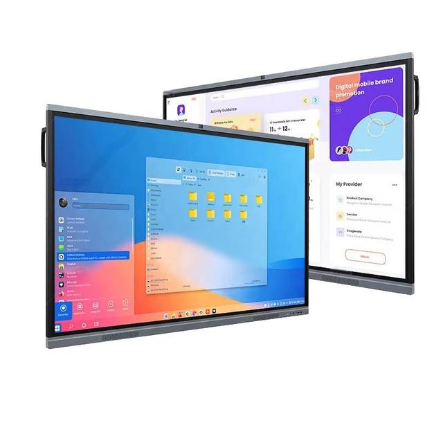 Interactive Whiteboard 4K UHD Touch Screen with 50MP Camera & 50-Touch Points Android 14 OS 8GB RAM for Business Meetings