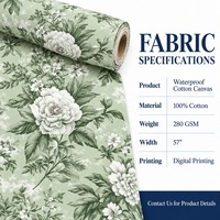 Tissu en toile de coton 100 % tissé écologique 280 g/m² pour sacs de filles et de garçons, impression personnalisée, poids moyen