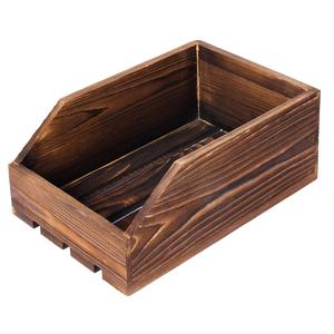 Rustique Marron Organisateur De Table Panier Porte-Lettre En <span class=keywords><strong>Bois</strong></span> Dossier Conteneur - Product Image 3