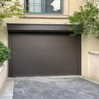 Puerta Enrollable Automática de Aluminio, Antirrobo, Aislada, con Control Remoto Eléctrico, Puerta de Garaje de Aluminio, Puerta de Villa