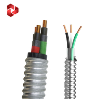 Cable Tipo AC90 o MC (BX) THHN/THWN con Núcleos Blindados AIA, 600V, Suministro de Fábrica en el Extranjero, 12/2, 14/2, 10/4