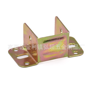 Soporte de Esquina para Cama Tipo Abierto Hirotaka 35x32x44x78mm, Conector de Soporte Duradero de Hierro Plateado para Muebles - Product Image 3