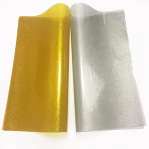 Protettiva Morbida di Super Clear Flessibile trasparente scintillio pellicola in pvc per la copertina e la decorazione