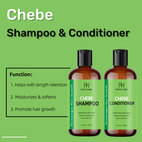 Après-shampoing Chebe 250 ml avec logo personnalisé, nourrissant en profondeur, réduit la casse, hydratant, pour cheveux bouclés afro