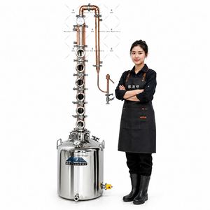 เครื่องทำเครื่องดื่มและไวน์ Ace 100L - อุปกรณ์สำหรับการผลิตวิสกี้ วอดก้า รัม ด้วยกระบวนการกลั่น - Product Image 4