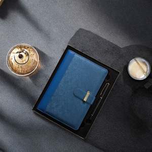 Libreta de Negocios A5 al por Mayor, Papelería de Regalo, Diario de Oficina, Cubierta de Cuero PU, Juego de Regalo con Logotipo Personalizado, Serigrafía para Graduación - Product Image 5