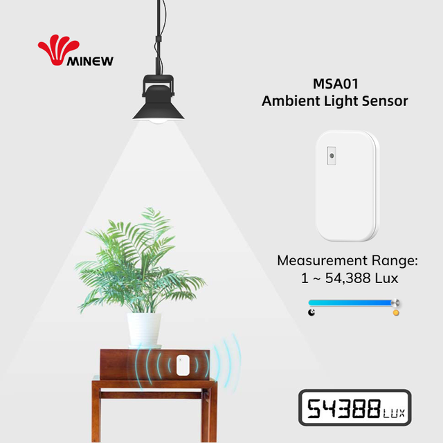 IoT Environmental lux Meter Illumination Sensor Bluetooth BLE Light Intensity Ambient Light Sensor for Agricultural Greenhouse