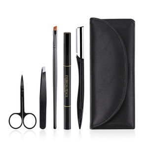 WELLFLYER BYTS-075 nouveauté ensemble de sourcils pour hommes rasoir à sourcils ciseaux de beauté <span class=keywords><strong>crayon</strong></span> à sourcils avec brosse ensemble de maquillage de beauté pour hommes - Product Image 1