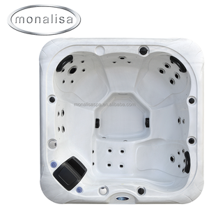 Bañera de hidromasaje Monalisa grande para 6 personas, bañera de hidromasaje independiente de lujo, <span class=keywords><strong>spa</strong></span> de masaje moderno Jaccuzi, masaje al aire libre Acrílico - Product Image 3