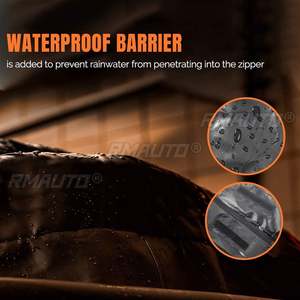 Sac de toit de voiture étanche 600D/420D 120x90x44cm, grand sac de rangement noir pour bagages, idéal pour SUV, fourgonnettes et voitures - Product Image 3