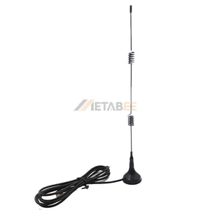 2400-2500Mhz 5dbi 12dbi 2.4G Sma Mannelijke Externe Magneet Mount Zweep 2.4Ghz Wifi Wi Fi Magnetische Antenne Met 1M Rg174 Kabel