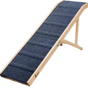 Wooden <b>Dog</b> Ramp Folding Non Slip Adjustable Pet Stairs Indoor Outdoor Use - Product Image 5